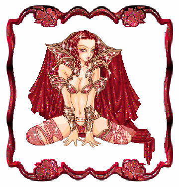 gothique fille rouge
